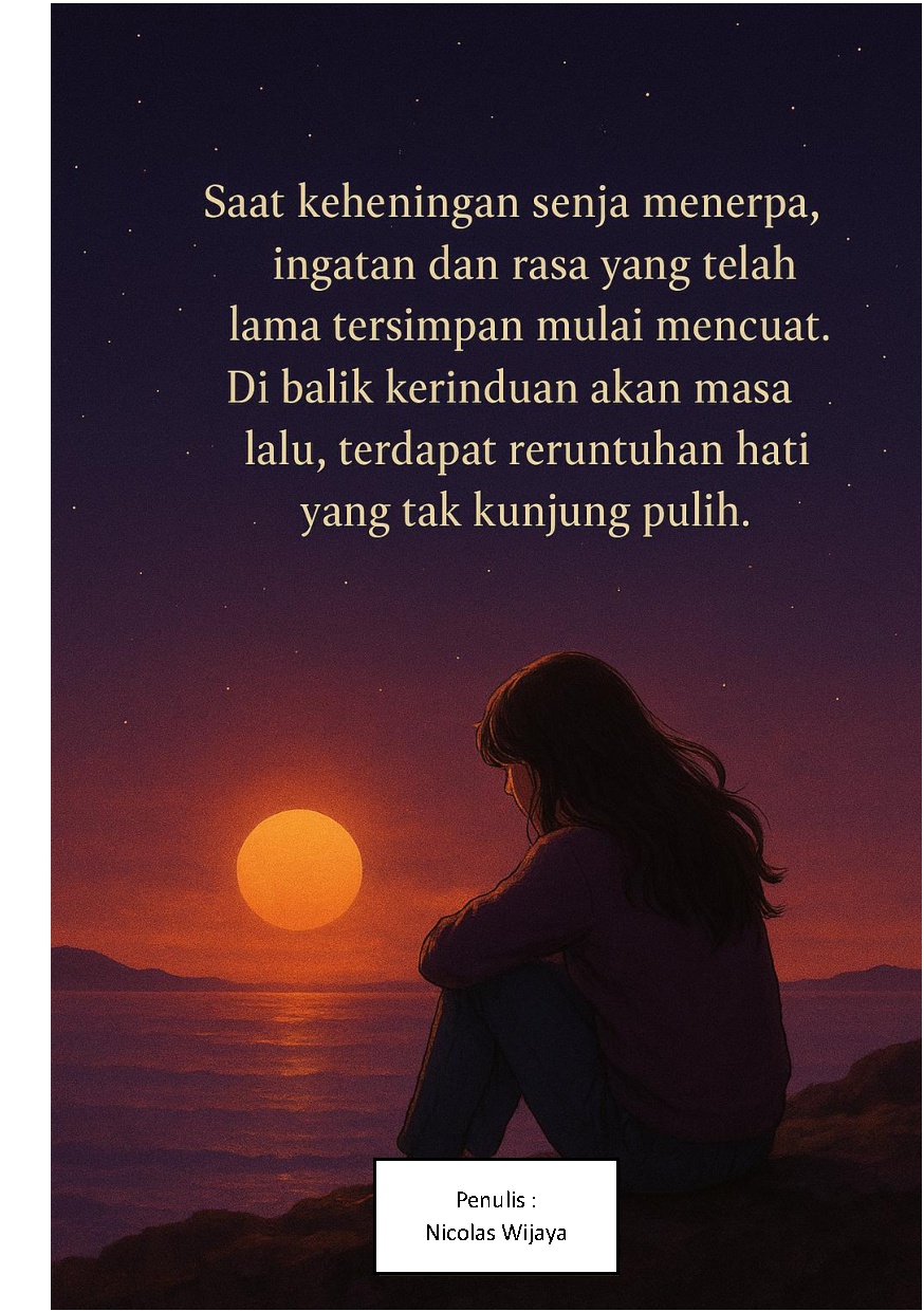 Halaman Buku — Reruntuh Hati Di Balik Senja