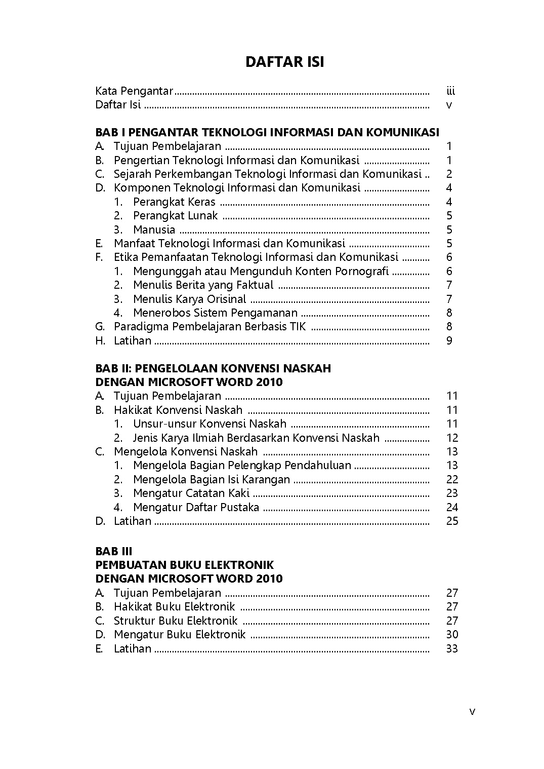 Halaman Buku — Buku Teknologi Informasi Dan Komunikasi